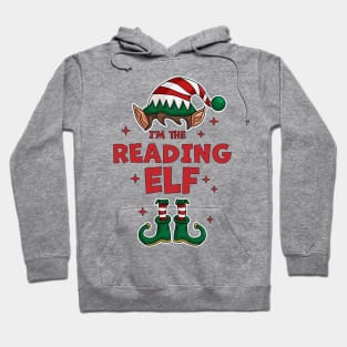 I'm The Reading Elf - Elf Matching Family Christmas Xmas Hoodie